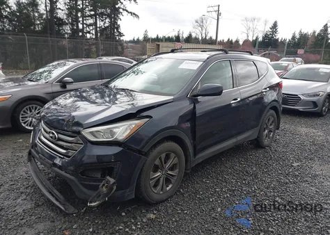 2015 Hyundai Santa Fe Sport 2.4L from USA, damaged, VIN 5XYZU3LB2FG286284